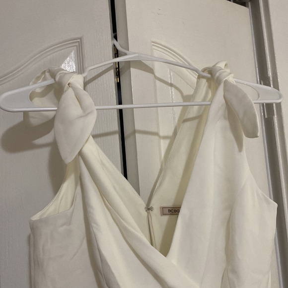 White Skort Romper - Picture 3 of 5